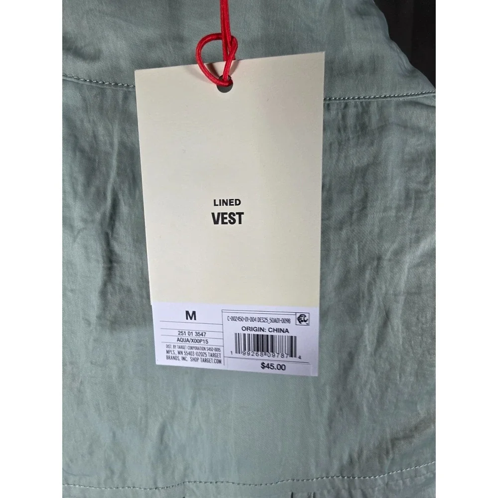 Women's Cropped Utility Vest - Woolrich M Aqua - Picture 3 of 4